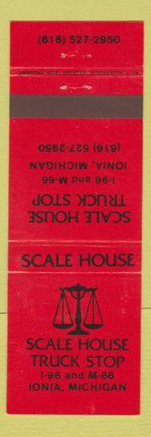 Matchbook Cover - Scale House Truck Stop Ionia MI