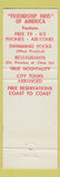 Matchbook Cover - Greystone Motel Three Rivers MI