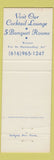 Matchbook Cover - Countryside Inn Battle Creek MI