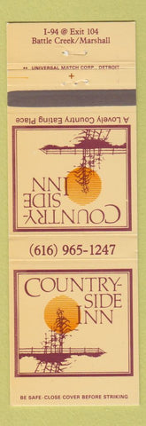 Matchbook Cover - Countryside Inn Battle Creek Marshall MI