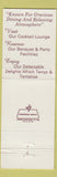 Matchbook Cover - Countryside Inn Battle Creek Marshall MI