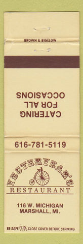 Matchbook Cover - Yesteryear's Restaurant Marshall MI WEAR