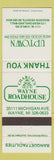 Matchbook Cover - Charlie's Wayne Roadhouse Wayne MI Madison Heights