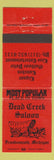 Matchbook Cover - Dear Creek Saloon Frankenmuth MI