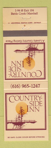 Matchbook Cover - Country Side Inn Battle Creek Marshall MI