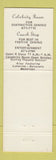 Matchbook Cover - Al Green's on the Hill Detroit MI Fisher Building
