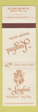 Matchbook Cover - The Langford Resort Hotel Winter Park FL