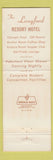 Matchbook Cover - The Langford Resort Hotel Winter Park FL