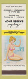 Matchbook Cover - Angelos' Barber Shop Brantford ON pinup