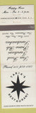 Matchbook Cover - Tarik's Restaurant San Francisco CA WEAR