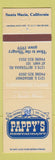 Matchbook Cover - Hayes Street Grill San Francisco CA