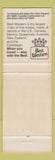 Matchbook Cover - Best Western Bar X Motel Grand Junction Colorado