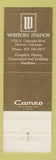 Matchbook Cover - Writers' Manor Denver Colorado