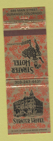 Matchbook Cover - Strater Hotel Durango Colorado girlie
