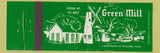 Matchbook Cover - Green Mill Petaluma CA Full Length