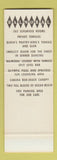Matchbook Cover - Balmoral Hotel Miami Beach FL SAMPLE Full Length