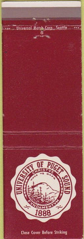 Matchbook Cover - University of Puget Sound WA