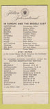 Matchbook Cover - London Paris Hilton Hotels WEAR 30 Strike