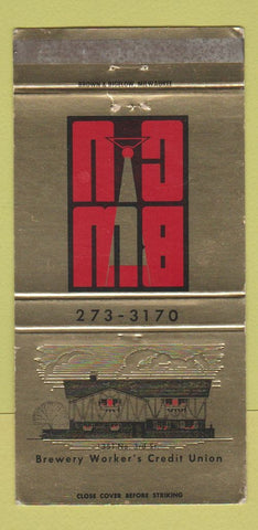 Matchbook Cover - Brewery Worker's Credit Union Milwaukee WI WEAR 30 Strike