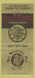 Matchbook Cover - Col. Chumley's Pub Denver Colorado 30 Strike