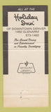 Matchbook Cover - Col. Chumley's Pub Denver Colorado 30 Strike