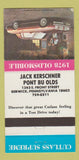Matchbook Cover - 1978 Oldsmobile Buick Pontiac Berwick PA 30 Strike