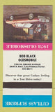 Matchbook Cover - 1978 Oldsmobile Bob Black Santa Ana CA 30 Strike