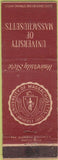 Matchbook Cover - University of Massachusetts UMASS Amherst MA