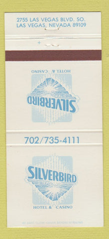 Matchbook Cover - Silverbird Hotel Casino Las Vegas NV 30 Strike