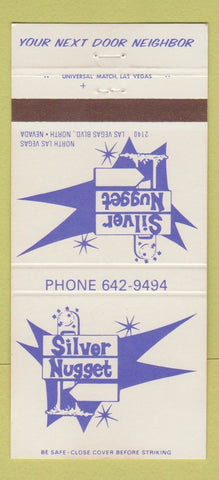Matchbook Cover - Silver Nugget Casino Las Vegas NV 30 Strike