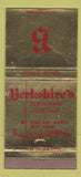 Matchbook Cover - Berkshire's Restaurant Newport Beach CA 30 Strike