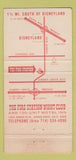 Matchbook Cover - Fire Station Night Club Inn Garden Grove CA 30 Strike