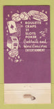 Matchbook Cover - Royal Casino Las Vegas NV 30 Strike