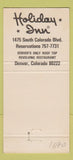 Matchbook Cover Gabriel's Lucifer's Corner Holiday Inn Denver Colorado 30 Strike