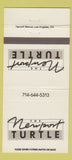 Matchbook Cover - Newport Turtle Newport Beach CA? 30 Strike