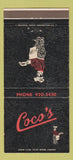 Matchbook Cover - Coco's Italian Restaurant Arlington VA 30 Strike