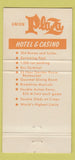 Matchbook Cover - Union Plaza Hotel Casino Las Vegas NV 30 Strike