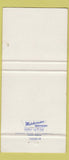 Matchbook Cover - Portage Glacier Lodge AK WEAR 30 Strike
