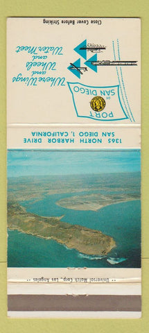 Matchbook Cover - Port of San Diego CA 30 Strike
