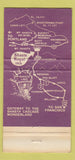 Matchbook Cover - Shasta Royal Inn Mount Shasta CA 30 Strike
