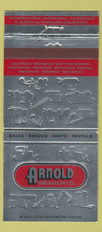 Matchbook Cover - Arnold Machinery Tractors Salt Lake City UT Boise ID 30 Strike