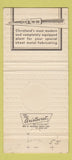 Matchbook Cover - Bargah Metal Fabricating Cleveland OH 30 Strike