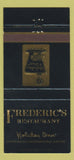 Matchbook Cover - Frederic's Restaurant Holiday Inn San Francisco CA 30 Strike