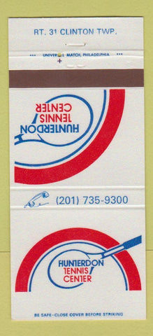 Matchbook Cover - Hunterdon Tennis Center Lebanon PA 30 Strike