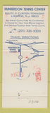 Matchbook Cover - Hunterdon Tennis Center Lebanon PA 30 Strike