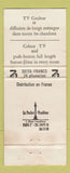 Matchbook Cover - Paris Hilton Hotel France WEAR 30 Strike