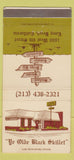 Matchbook Cover - Old Black Skillet Long Beach CA 30 Strike