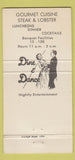 Matchbook Cover - Victor Hugo Long Beach CA 30 Strike