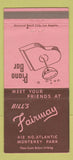 Matchbook Cover - Bill's Fairway Monterey Park CA 30 Strike