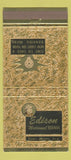 Matchbook Cover - Edison National Bank Fort Myers FL Thomas 30 Strike